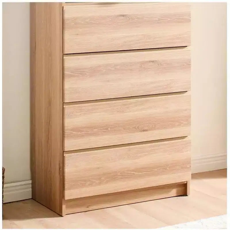 Sistema Cabina Armadio Modulare, 4 Cassetti, Ripiani Regolabili, Aste Appendiabiti, Grigio, 210 cm H