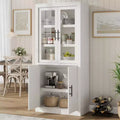 Mobile Contenitore con Cornice, 4 Ante, Legno, Finitura Moderna, Montaggio Facile