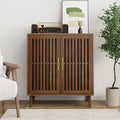 Credenza da fattoria, ante a persiana, ripiani regolabili, 80x40x89 cm