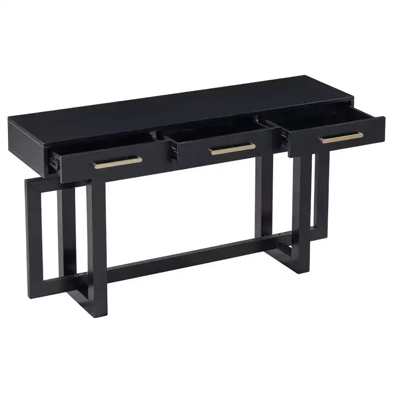 Consolle elegante con tre cassetti