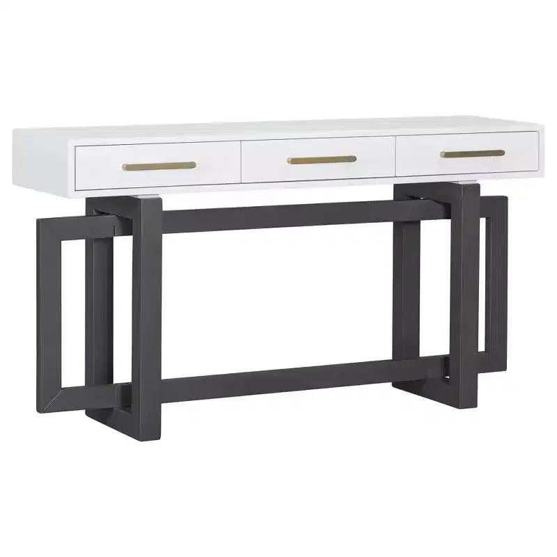 Consolle elegante con tre cassetti