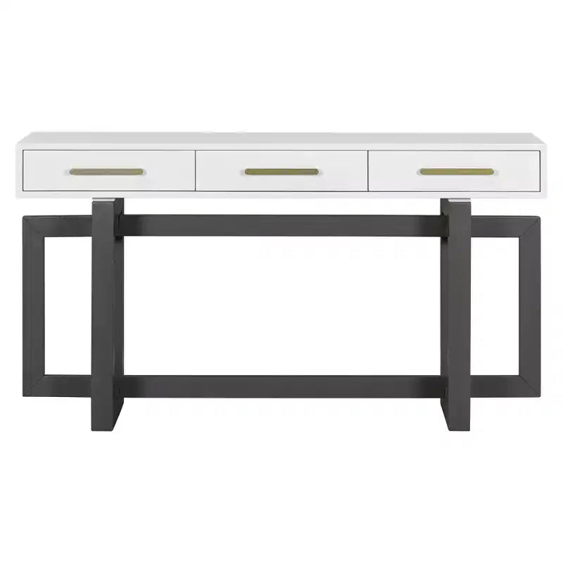 Consolle elegante con tre cassetti