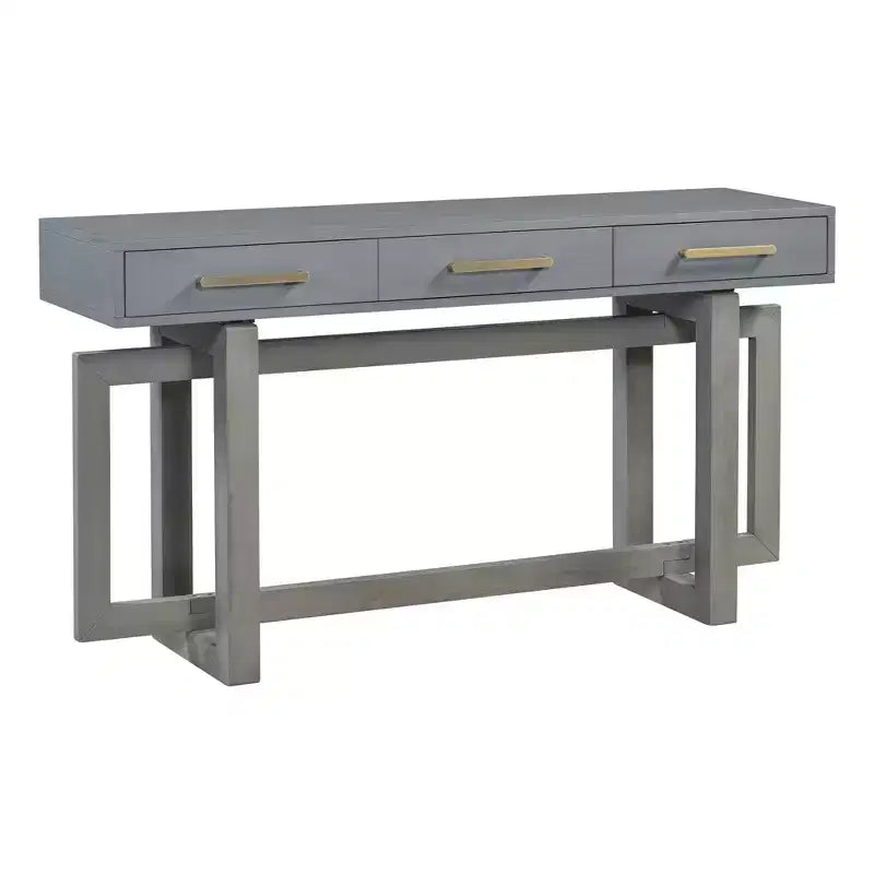 Consolle elegante con tre cassetti